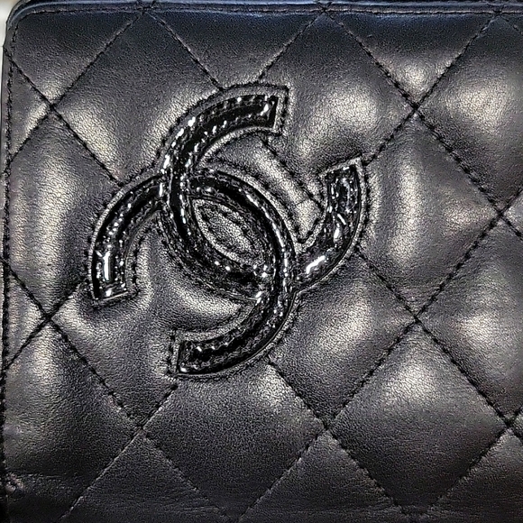 Chanel Black Cambon Ligne Sparkle WOC - Picture 3 of 11